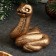 Figure "Snake Dasha" bronze, 5x6x4cm
