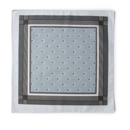 Men's nasal shawls 30*30 cm, (set 12 pcs,) ts. black, Fig. MIX 100% HL-1