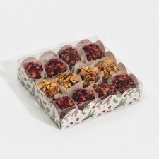 Box for confectionery products with PVC cover 