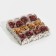 Box for confectionery products with PVC cover "Christmas tree", 13 x 13 x 3 cm, new year