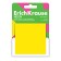 Static block (magnetic) 75x75, Erichkrause "Neon", 50 sheets yellow