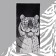 Timnoye Ethel Tiger towel 70x130cm, 100% cotton, 420g/m2