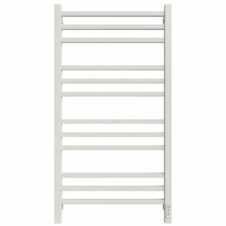 Electric heated towel rail Grois Alex, 500x1000 mm, 12 crossbars, lower, white-1