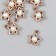 Decor for creativity plastic for metal "Star with pearls" 1.4x1.6 cm
