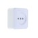 The Kuntsevo Rosette Selena 8006, 10A, 250 V, single, external, with installation. plate, white