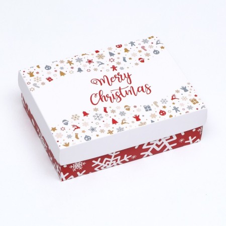 Gift box team "Snowflakes", 16.5 x 12.5 x 5.2 cm-7
