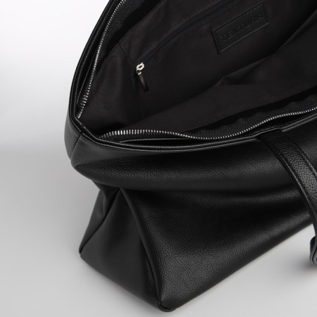Female bag Textura, chover, large size, black color-8