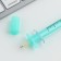 Handle joke Ball blue paste, syringe "Antidden", on the substrate