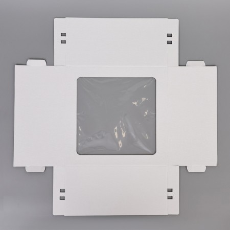 Confectionery packaging with a window, white, 30 x 30 x 15 cm-4