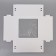 Confectionery packaging with a window, white, 30 x 30 x 15 cm