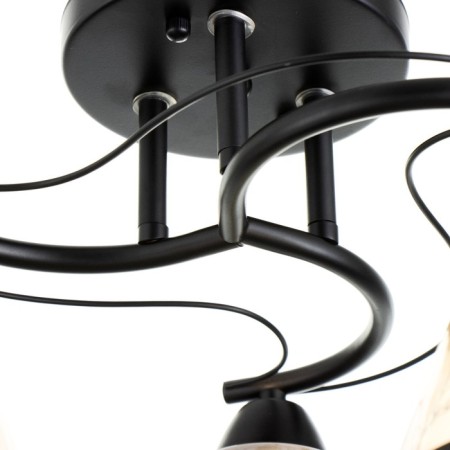 Chandelier "Edott" 3he27 40w Black 43x43x25 cm Bayerlux-3