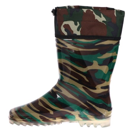 Men's boots S-10RUM, PVC, insulated, camouflage mix, size 43 (277)-5