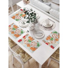 Set of napkins for setting the table 