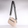 Women's bag over the shoulder, Textura, small size, beige color