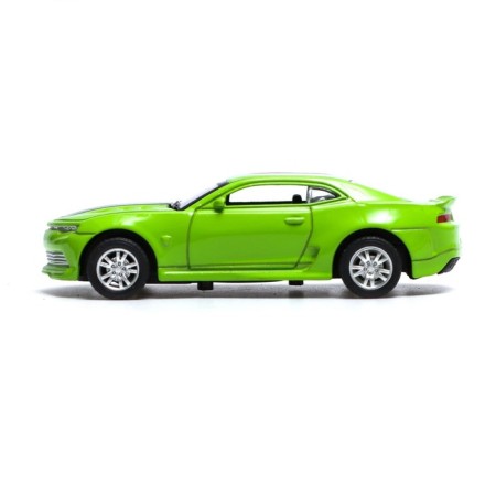 Metal machine "Race", inertial, scale 1:43, green color-1