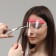 Mask to protect the face with haircut, 50 interchangeable masks, 9 × 18.5 cm, red color