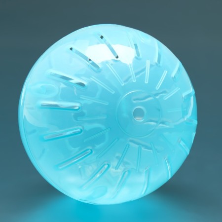A ball for rodents 10 cm, blue-5