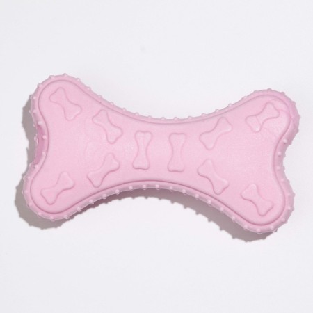 The toy floating "bones" Piggon Premium, foamed TPR, 10.5 x 5.5 x 2 cm, pink-1