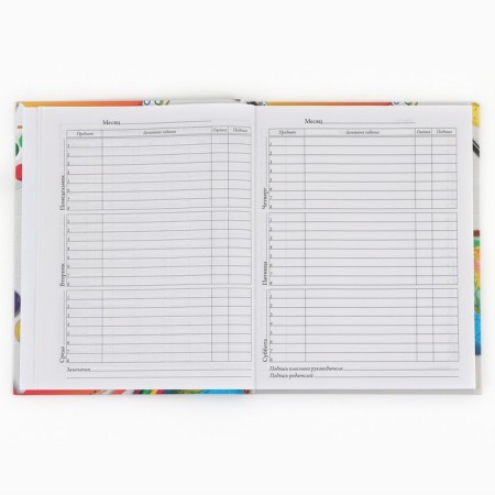 School Diary 1-4 class, in a solid cover, 48 liters "September 1: objects"-5
