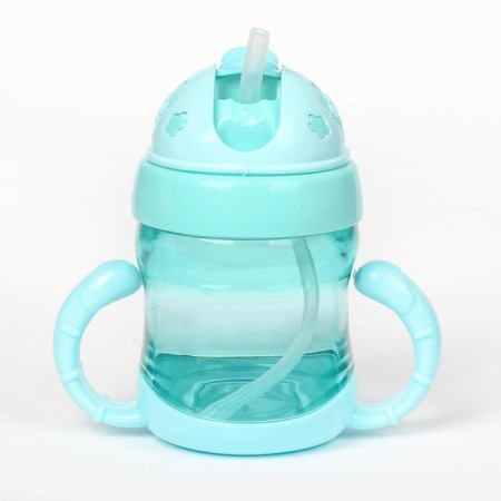 Baby chipper with silicone tube, 200 ml., With handles, Mix color-2