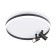 LED ceiling LED with Ambrella Light, Linetech, FL5113, LED, 43 W, 3225LUM, 3000-6400K, Black, Black
