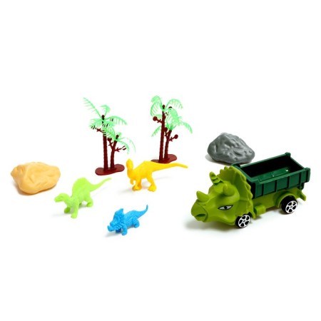 Truck "Animal Park", inertia, gaming set, mix-8