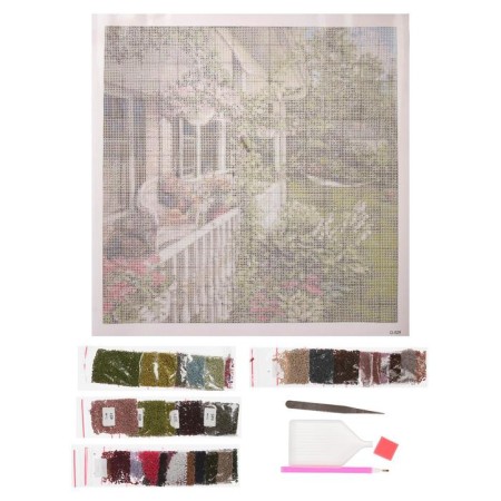 Diamond mosaic "Summer Garden", 35 colors-1