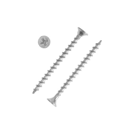 Self -cutting 3.5x51, hide, large thread, PH2 slot, white zinc, 3300 pcs. 7.03 kg.