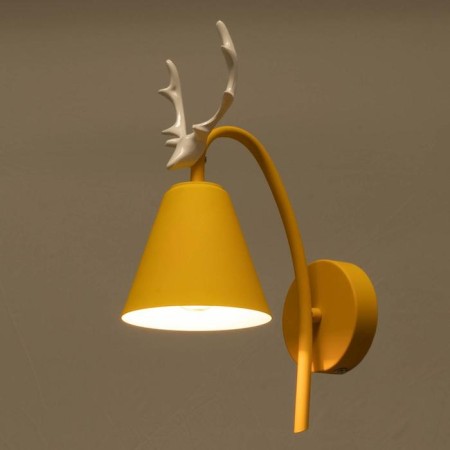 Sconces "Deer" 1khe27 40w yellow 22x12x34.5 cm-2