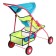 Puppet stroller # 5, lemon/blue color