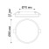 The lamp is built -in moisture -proof Novotech. Pandora, 8W, LED, 37x93x93 mm, white color