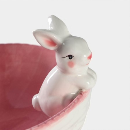 Bunny Bunny Saladnik, 430 ml, 18 × 14 × 11 cm, pink color-3