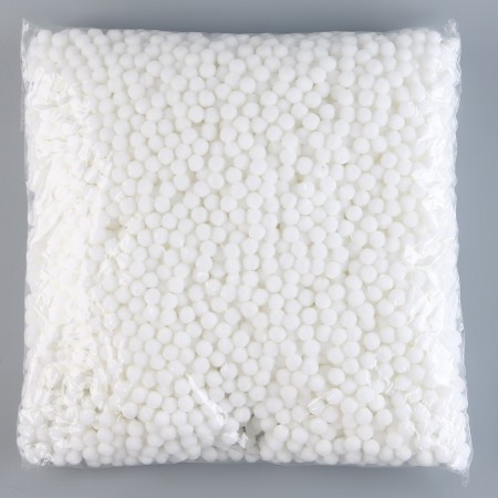 A set of parts for the decor "bombs", a set of 5000 pcs., Size 1 pc. - 1 cm, white color-4