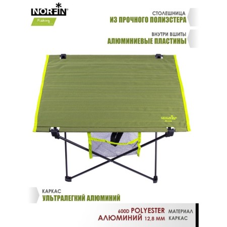 Folding Norfin Luom Compact NF ALU 57x45-7