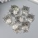 Decor for creativity Metal "Filin Baby on a branch" silver G309B463 3.5x2.3 cm