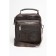 Bag Cross-Body Men, genuine leather de-gosa brown, 17x9x23 cm