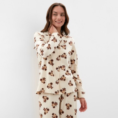 Пижама женская (рубашка и брюки) KAFTAN Чебурашка р. 40-42-1