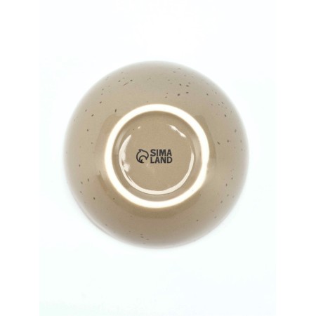 A deep ceramic Dolce Ceramo plate. "Sandy shore", 10 x 5 cm-2