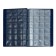 Album for coins 125 x 185 mm Calligrata, for 192 coins, cell 26 x 29 mm, 8 sheets, covering artificial leather, blue