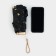 Mechanical female umbrella, 6 knitting needles, black color.