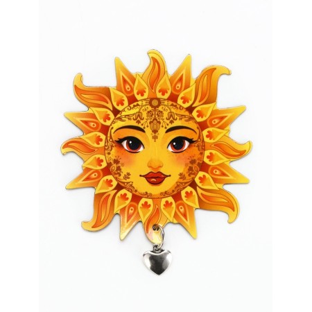 Magnet "Sun", 6.7 × 6.7 cm