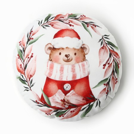 New Year. Decorative Ethel Pillow "Mishutka" 32*32 cm