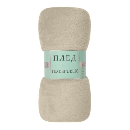 Texrepublic blanket, size 150x200 cm, beige color-1