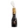 Spring -shaped flap in the shape of a bottle "Congratulations" foil gold 16cm
