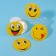 Smiley mirror, d = 7 cm, color mix