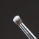 Premium makeup brush, 17 cm, black color
