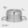 Orion pan, 1 l, d = 14 cm, glass cover, heat distribution bottom, induction