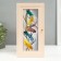 Key of "Five feathers" Milk oak 16x31 cm mix