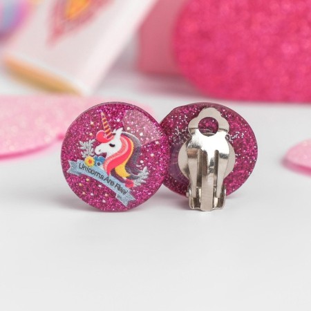Clips children's “chosen” unicorns shiny, mix drawing, mix color-2