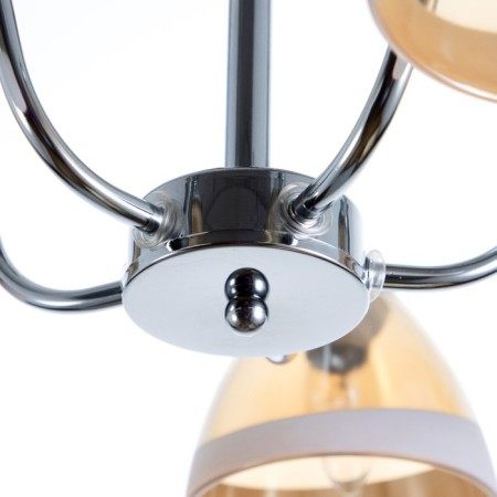 Causte "Mirna" 5he27 40t chrome 55x55x36 cm 9408340-3